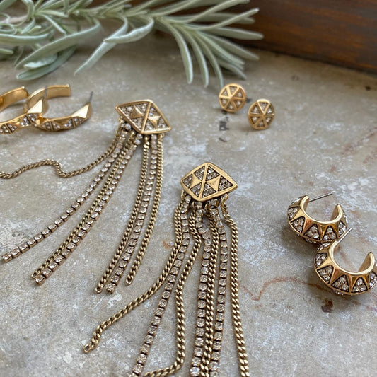 A&C Oslo - Breda örhängen, Shine Bright G