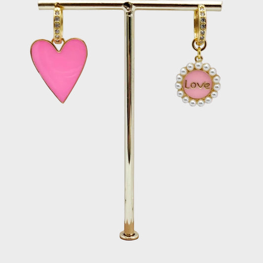 Huracan - Pink Coco Örhängen