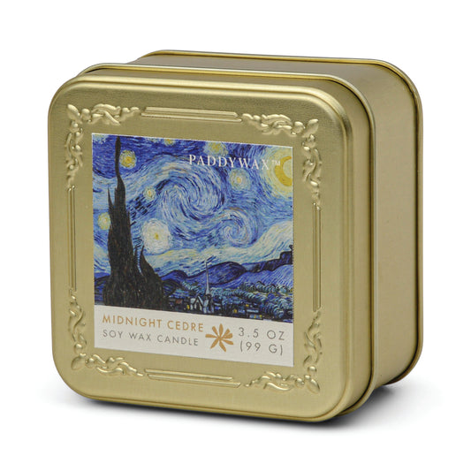 Paddywax Doftljus i plåtask Impressionist - Van Gogh