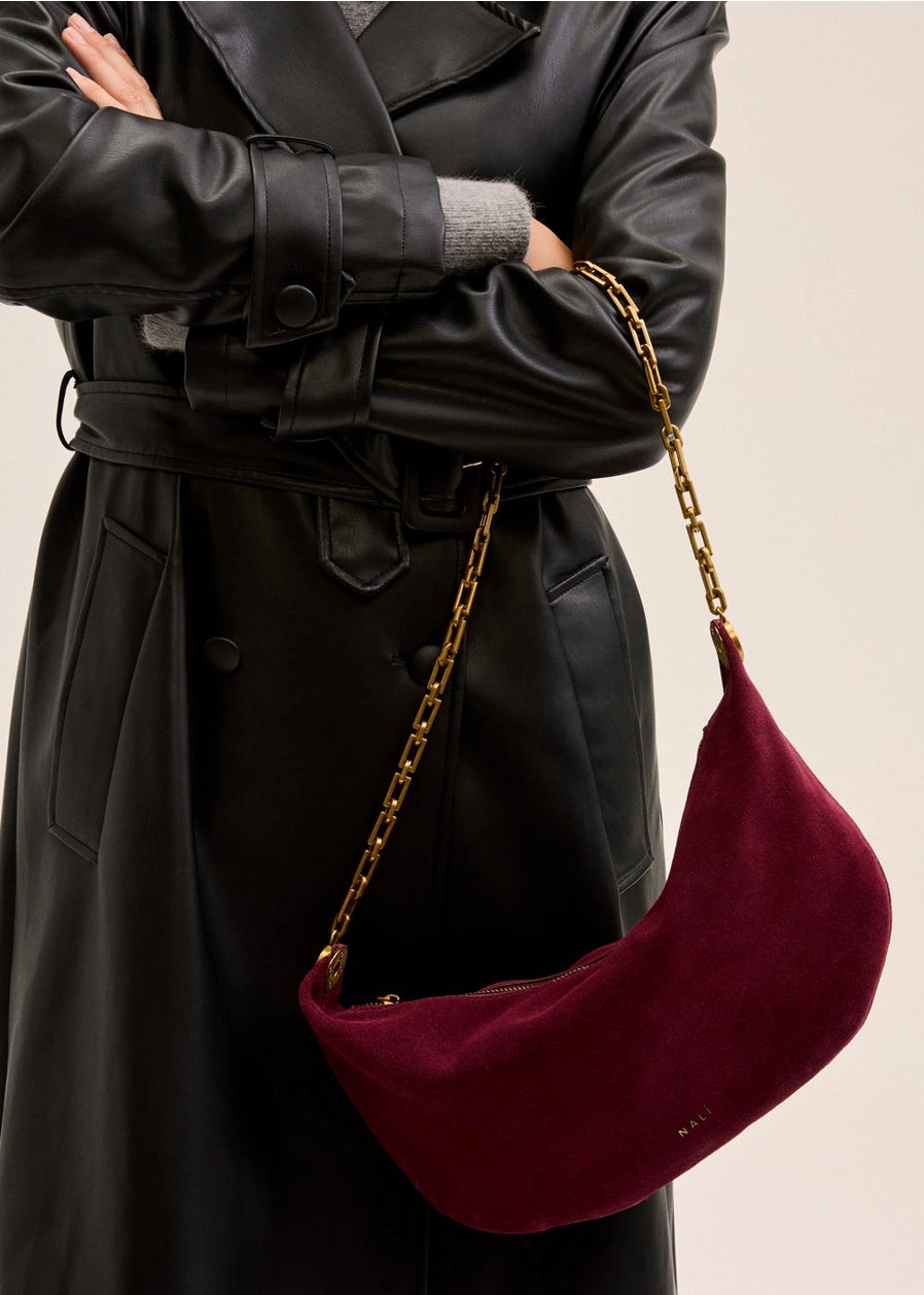NALI' - Hailey Axelväska Vinröd