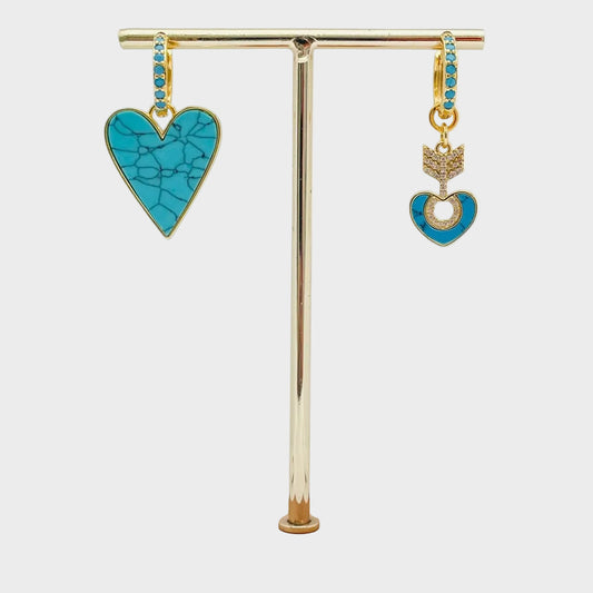 Huracan - Kanoa Blå Örhängen