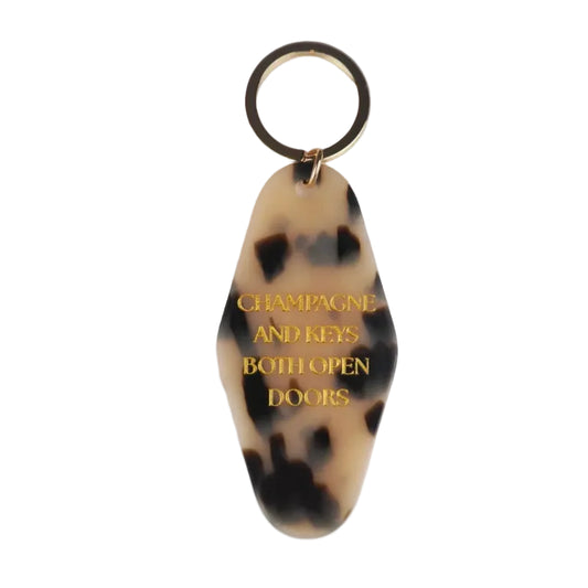 Champagne and keys - Keychain