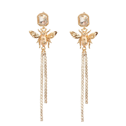 A&C Oslo - Långa örhängen, Floral Bee